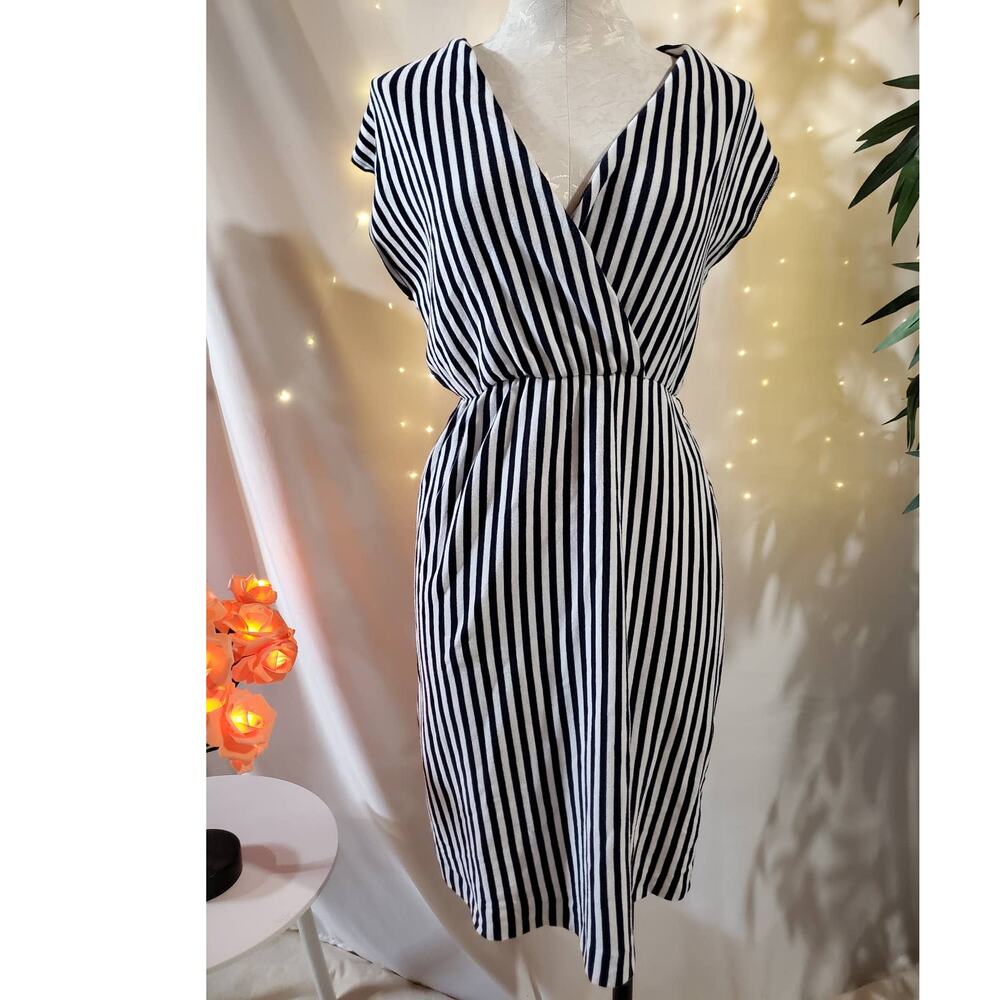 Anthropologie Saturday Sunday Cabana Chemise Nautical Striped Dress Womens XS